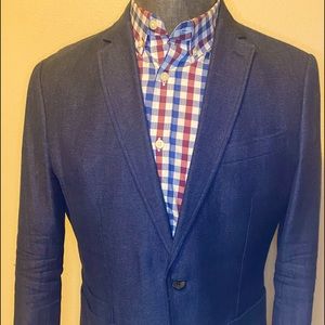 Banana Republic Slim Fit 38S Denim Blue Blazer